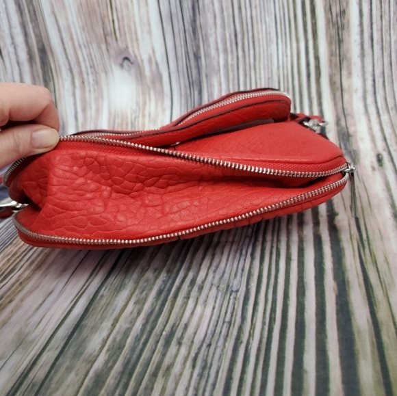 Vince Camuto Red Cory Lamb Leather Crossbody - Picture 4 of 11